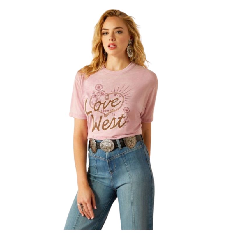 Ariat Women's Short Sleeve West Tee Shirt- Zephyr