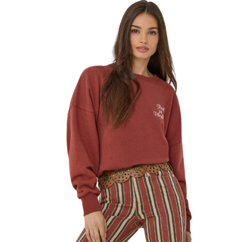Wrangler Women's Long Sleeve Lainey Wilson Thank ya Friend Sweatshirt - Assorted Colours
