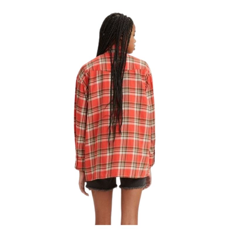 Levi Women's Dylan Oversized Western Plaid - Kelsey Plaid