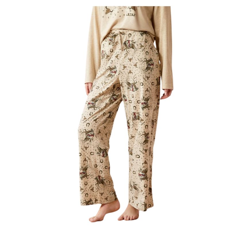 Ariat Women's Long Sleeve  Cowgirl Print Pajamas
