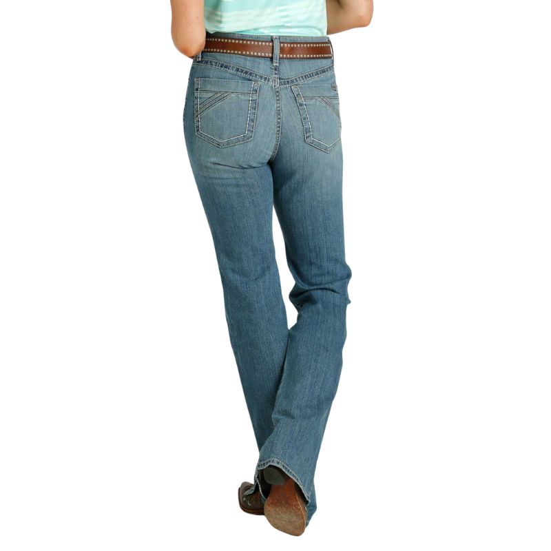 Cruel Women's Skylar Boot Cut Jeans - Medium Stonewash 2
