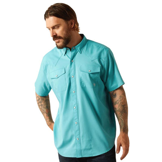 Ariat  Men's Short Sleeve VentTEK Western Fitted Shirt - Assorted Colours