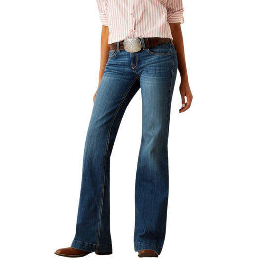 Ariat Women's Mid Rise Hasley Slim Trouser Jeans- Vermont