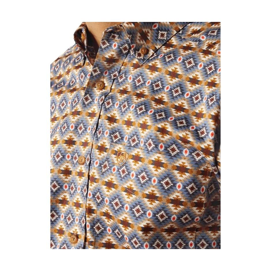 Ariat Men's Tennessee Classic Fit Long Sleeve Shirt - Blue