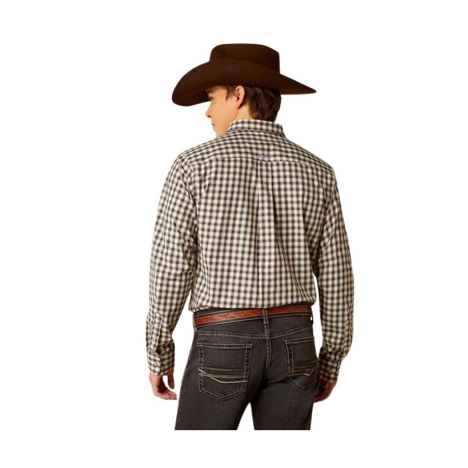 Ariat Men's Pro Series Thad Long Sleeve Fitted Shirt - Dark Blue