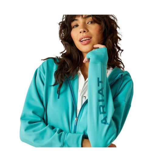 Ariat Women's Long Sleeve Breeze Full Zip Hoodie - Assorted Colours