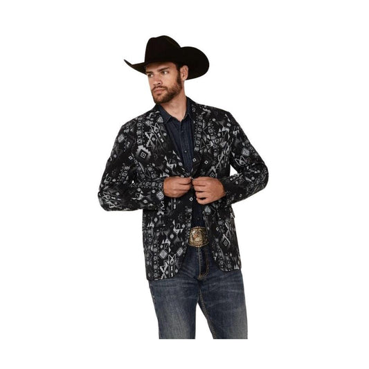 Rock & Roll Men's Blazer-Black