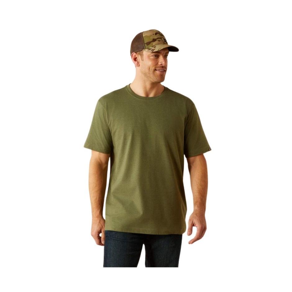 Ariat Men's Rebar Cotton Strong Short Sleeve Tee Shirt- Assorted Colors