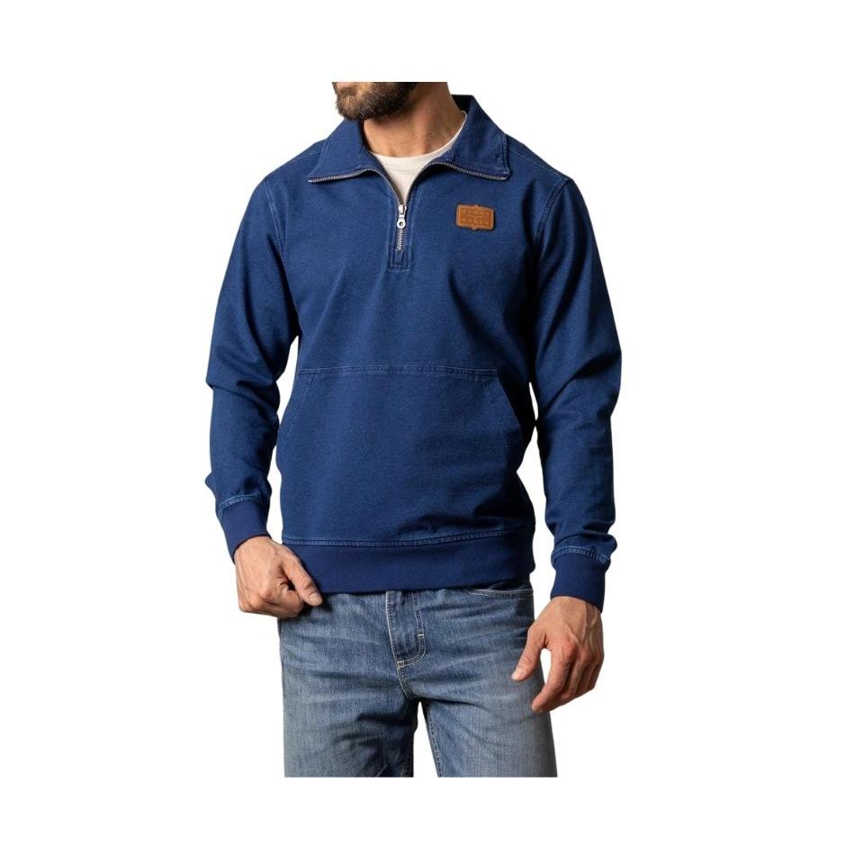 Kimes Men's Wicklow Long Sleeve 1/4 zip Sweater - Assorted Colours