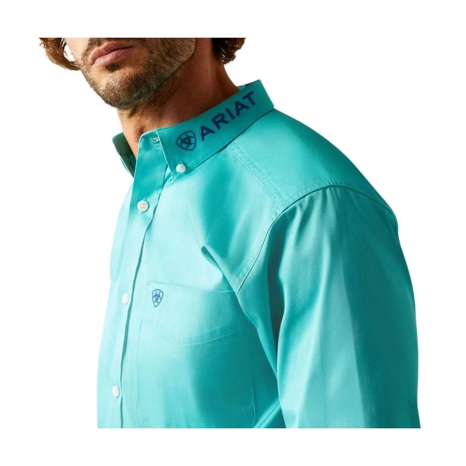 Ariat Men's Team Logo Twill LS Shirt - Assorted Colors