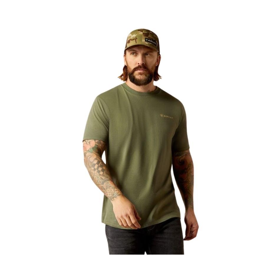 Ariat Men's Duck T-Shirt - Surplus Green
