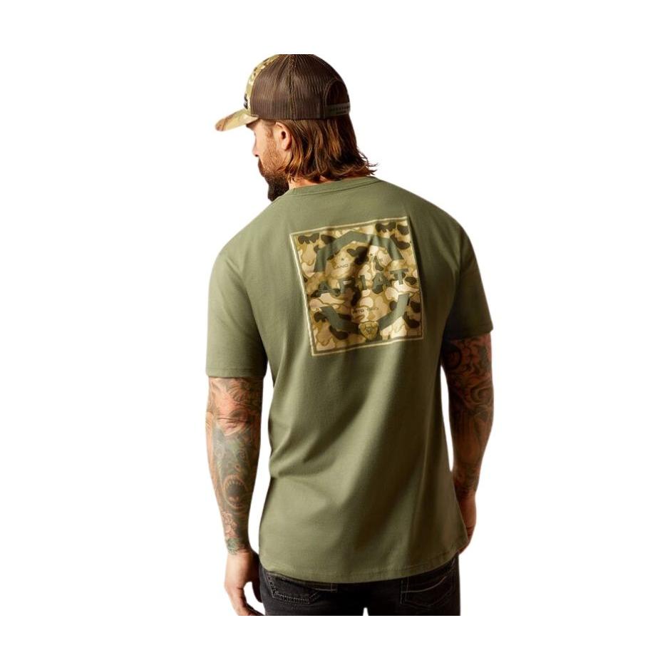 Ariat Men's Duck T-Shirt - Surplus Green