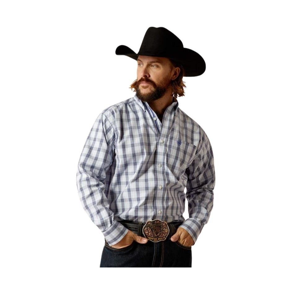 Ariat Men's  Pro Series River Classic Long Sleeve Shirt - Light Blue