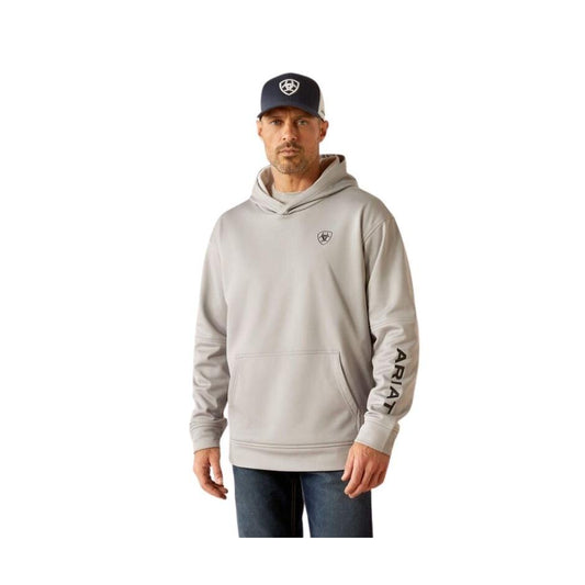 Ariat Men's Tek Fleece 2.0 Camo Pocket Hoodie - Grey Heather