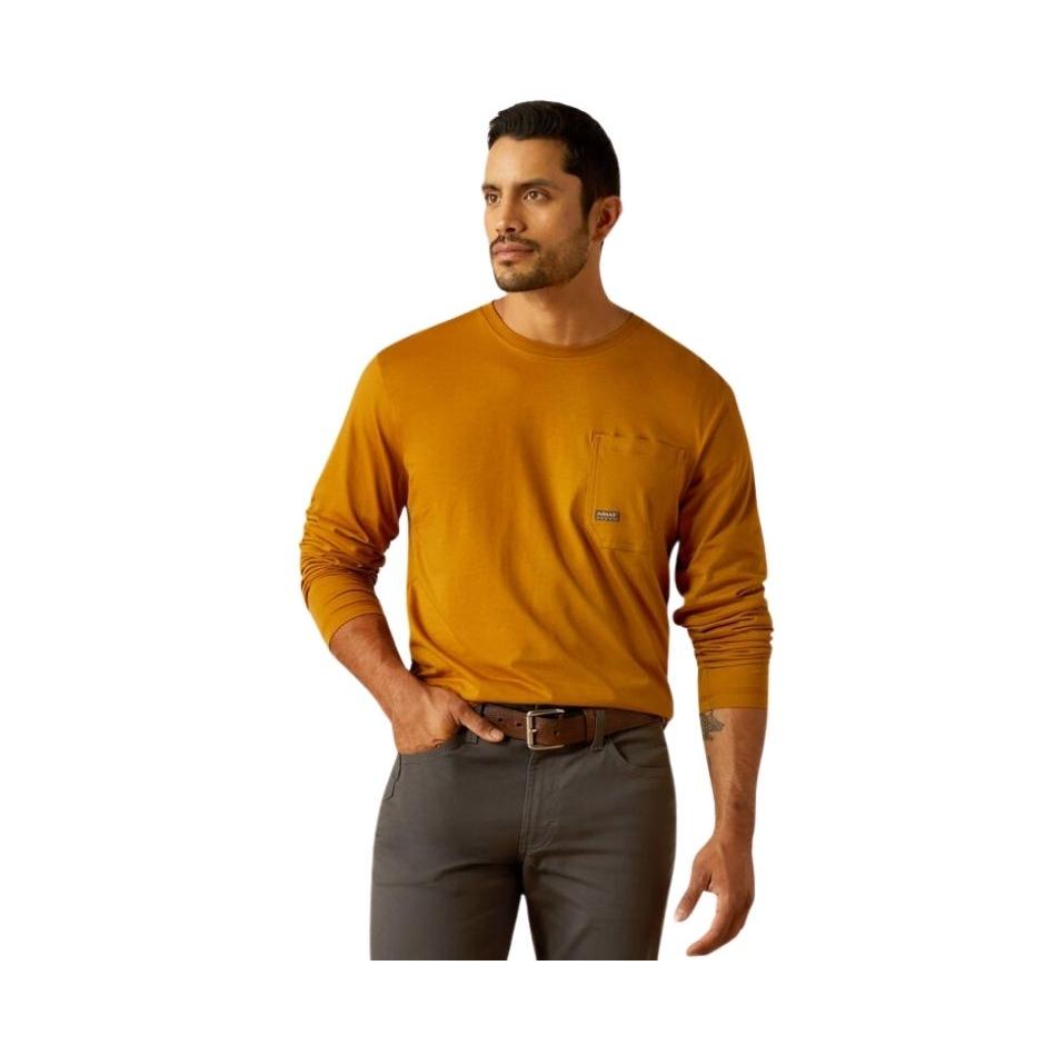 Ariat Men's Rebar Workman Diamond Logo Long Sleeve Shirt - Assorted Colours