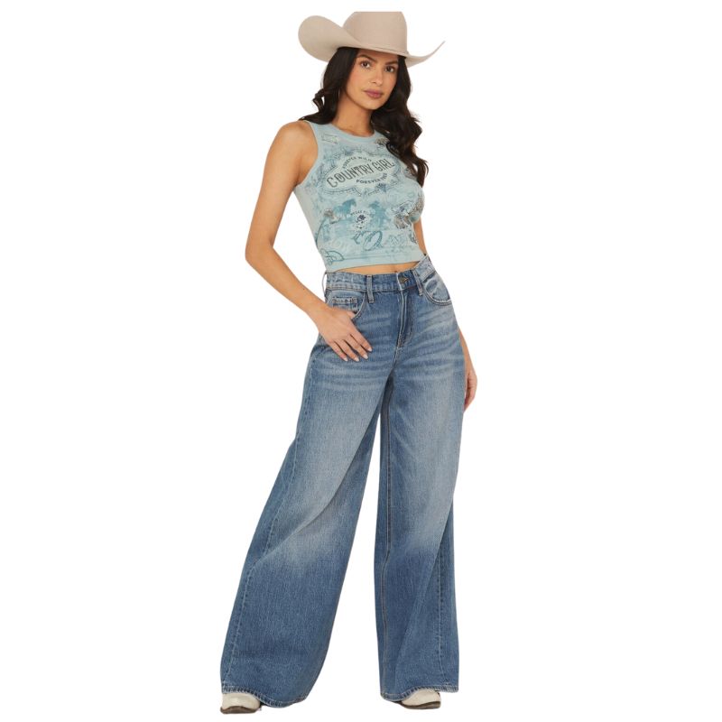 Ariat Women's Ultra High Rise Jazmine Wide Leg Jeans - Annyston