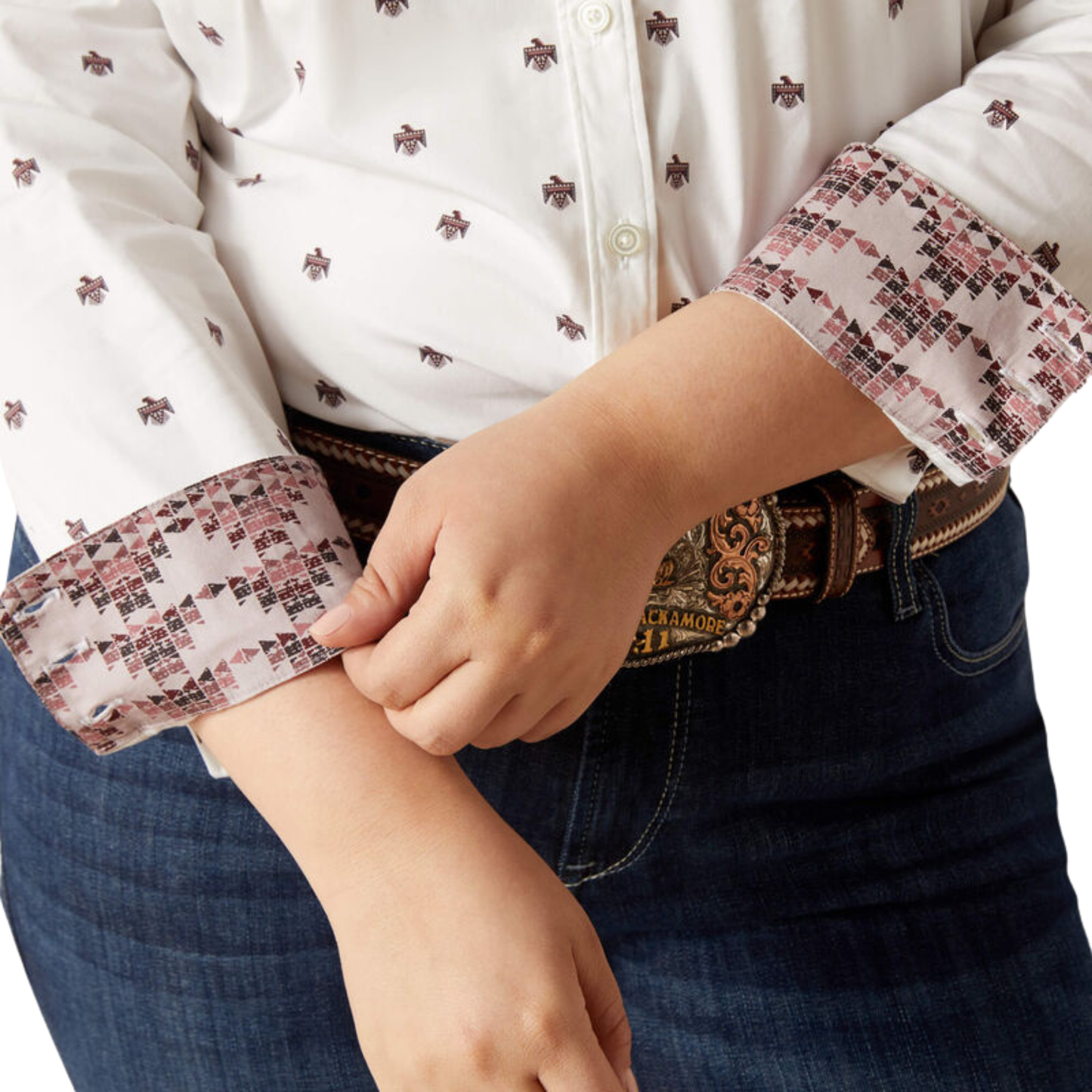 Ariat Women's Kirby Stretch Shirt - Thunderbird Print