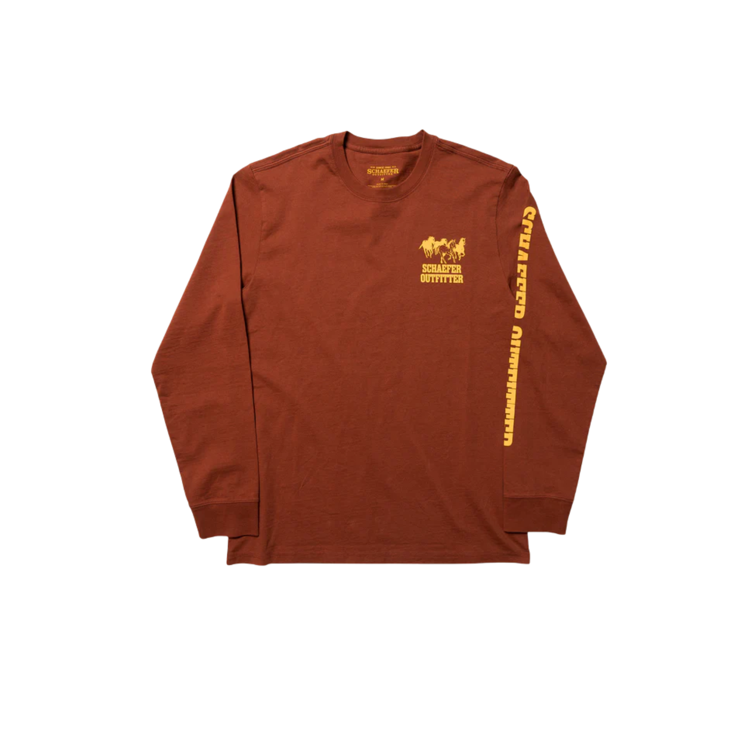 Schaefer Men's Long Sleeve Logo Tee