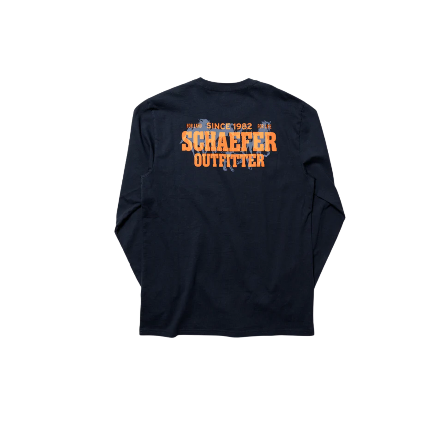 Schaefer Men's Long Sleeve Logo Tee