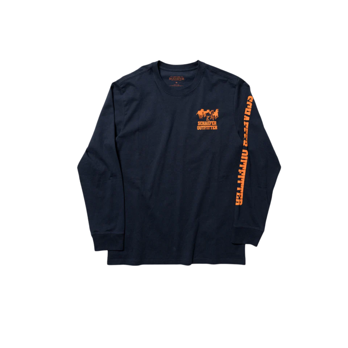 Schaefer Men's Long Sleeve Logo Tee