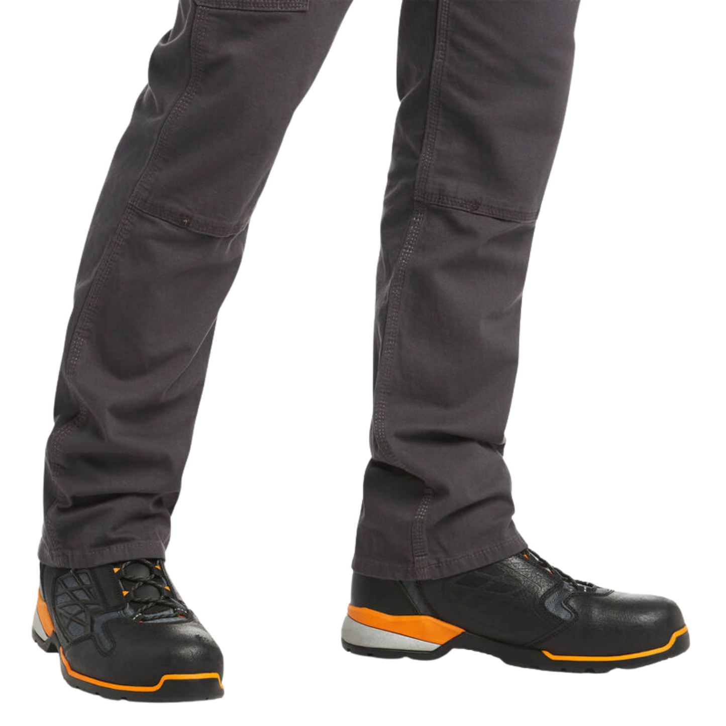Ariat Men's Rebar M4 Low Rise DuraStretch Stackable Straight Pants - Grey