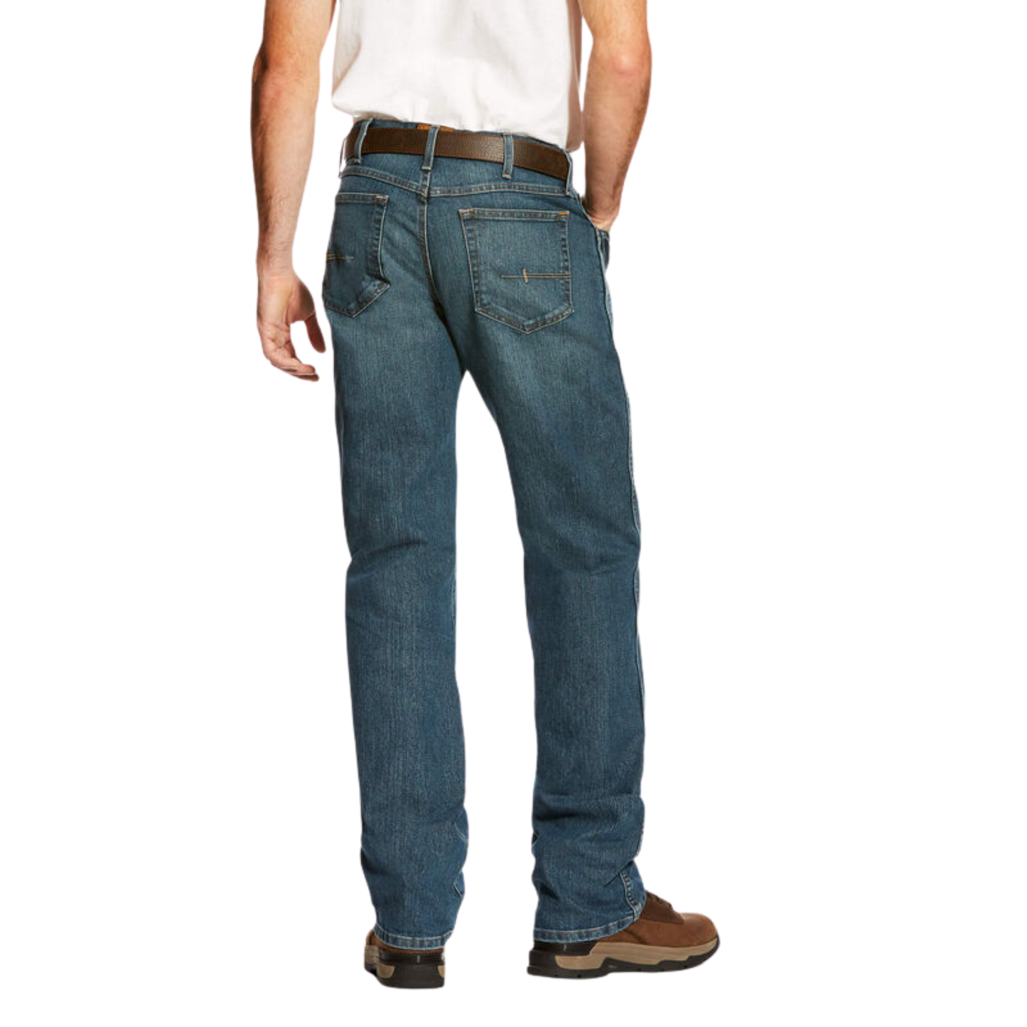 Ariat Men's Rebar M4 Relaxed DuraStretch Basic Bootcut Jeans - Carbine