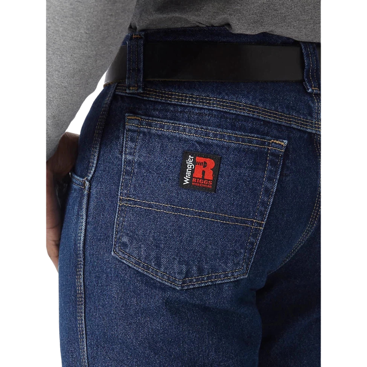 Wrangler Men's RIGGS 5-Pocket High Rise Relaxed Fit Jean - Antique Indigo