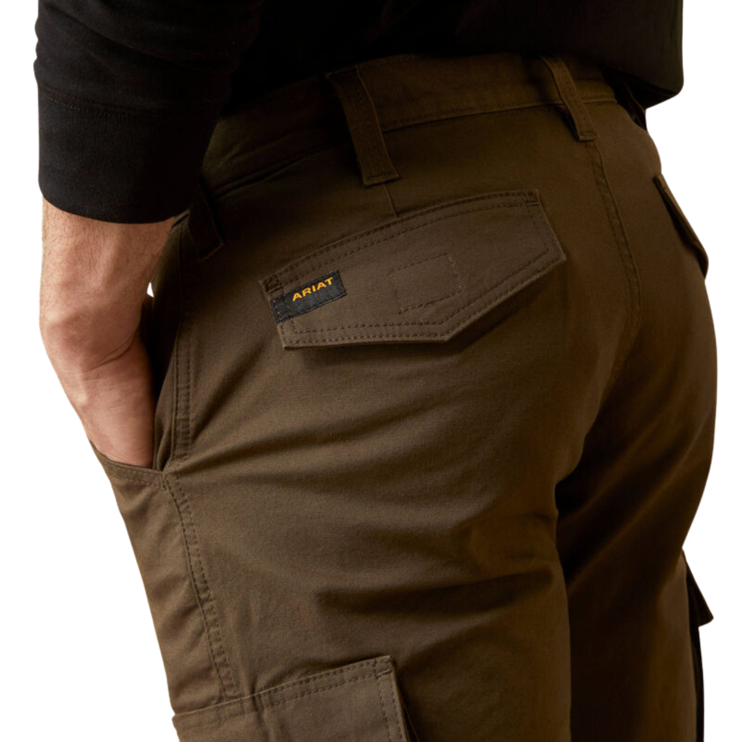 **Ariat Men's Rebar M4 Relaxed Made Tough Cargo Straight Pant Wren