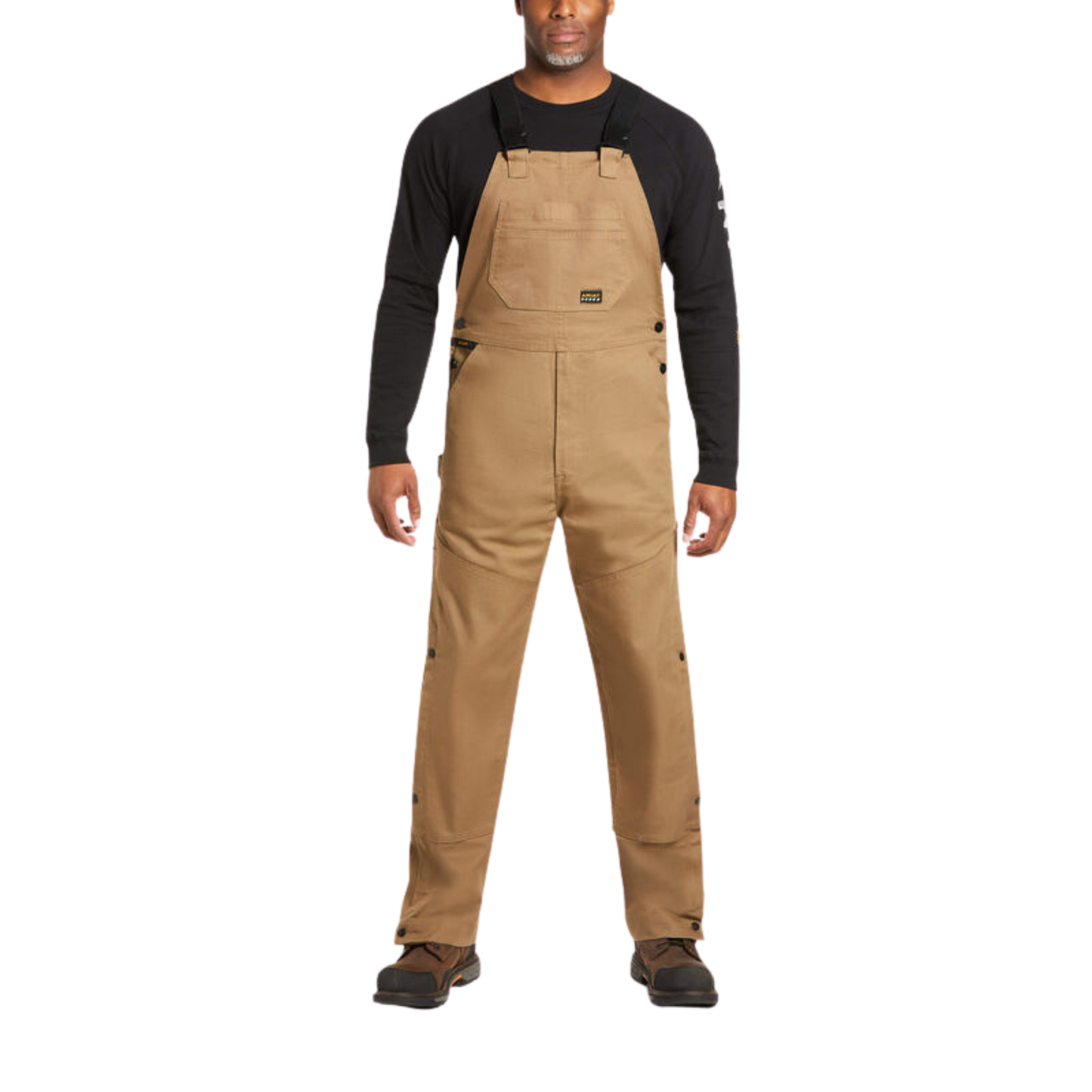 Ariat Men's Rebar Duracanvas Unlined Bib Overalls - Field Khaki