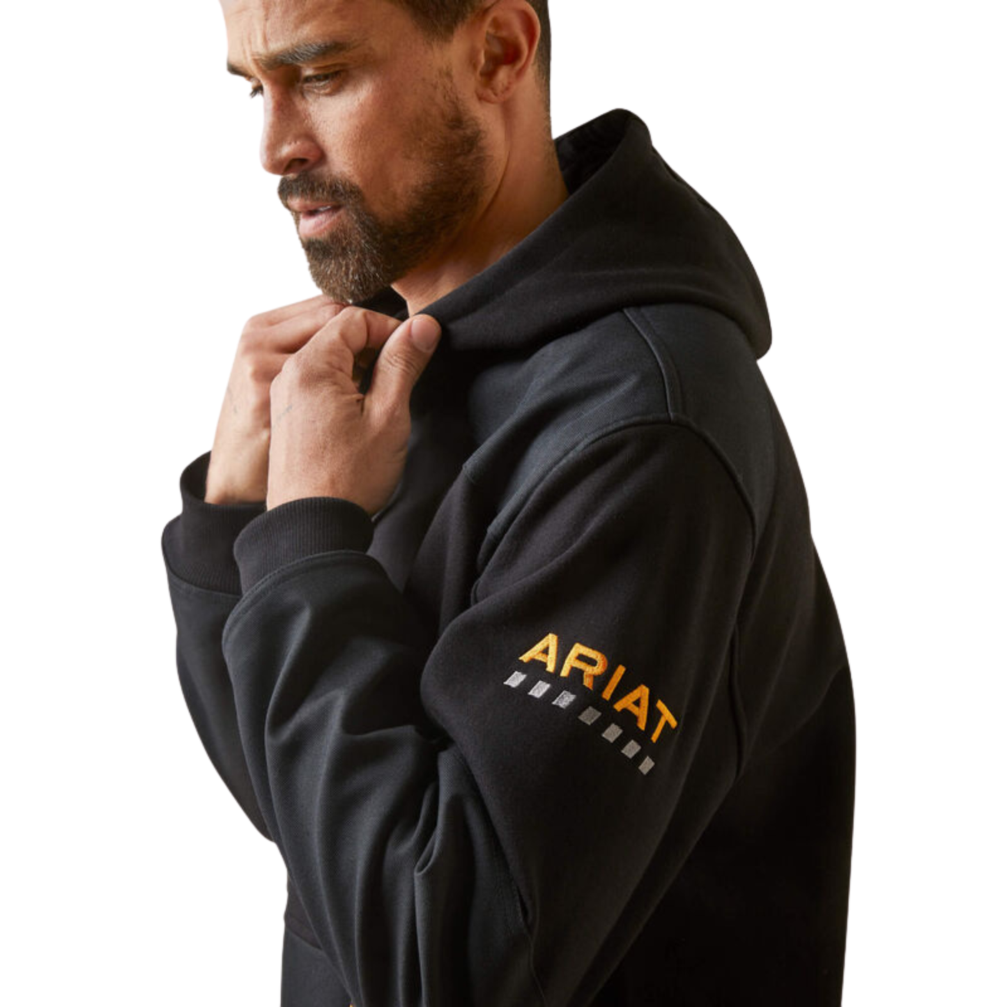 Ariat Men's Rebar Workman DuraCanvas Hoodie - Black
