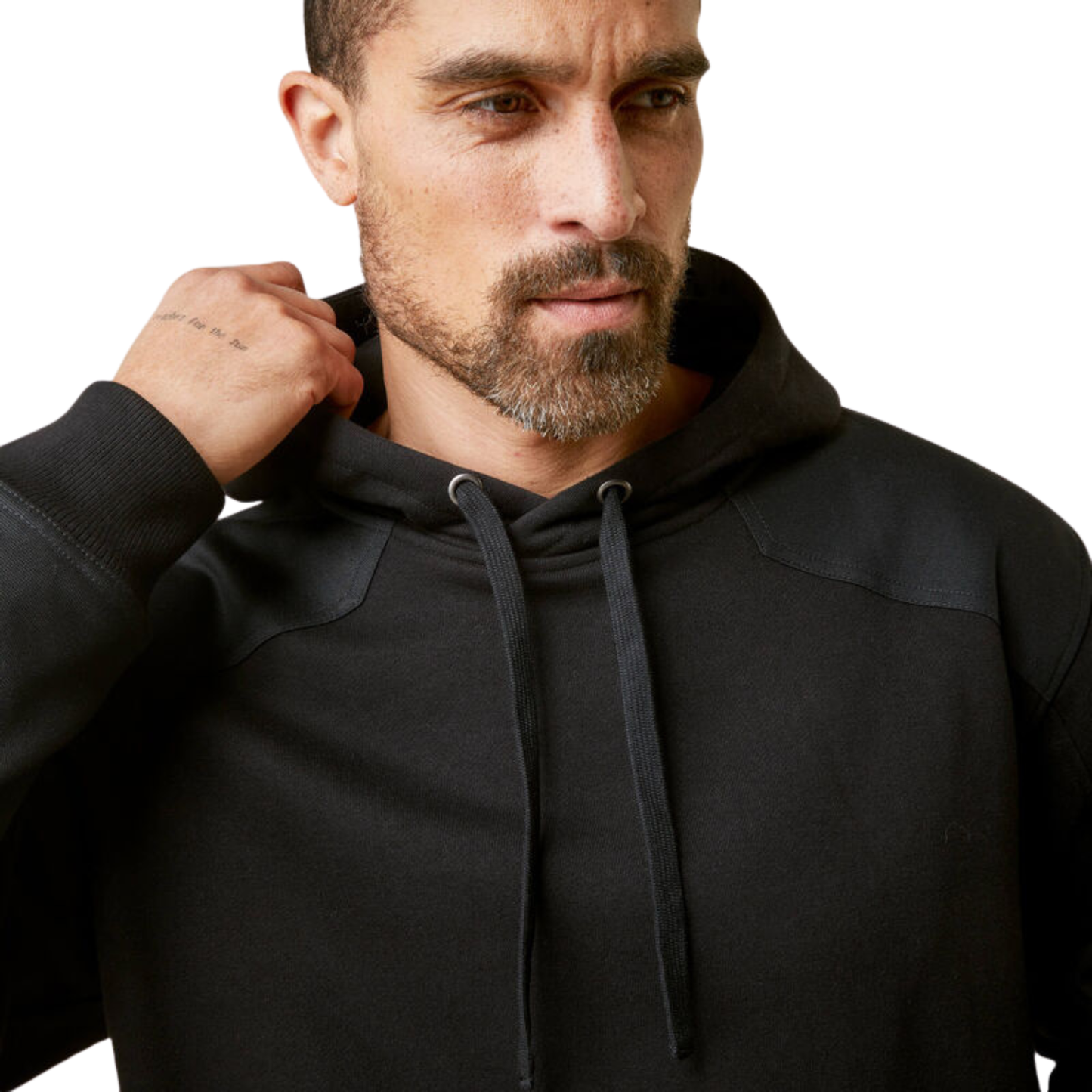 Ariat Men's Rebar Workman DuraCanvas Hoodie - Black