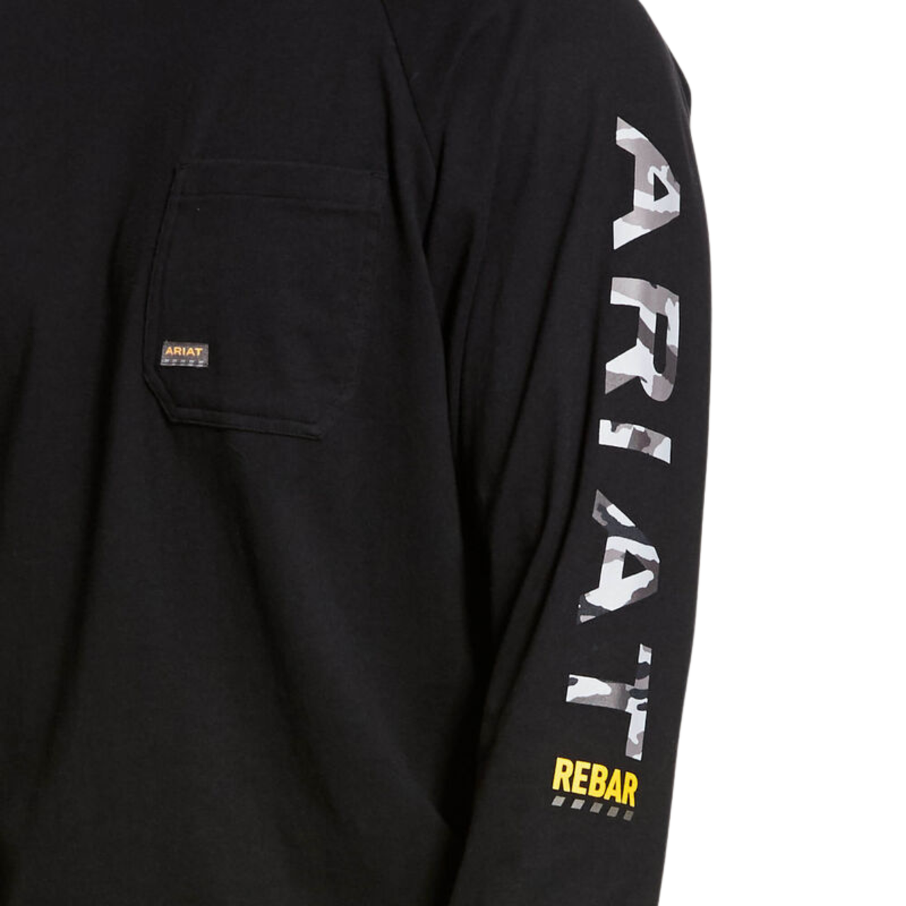 Ariat Men's Rebar Cotton Strong Graphic - Black