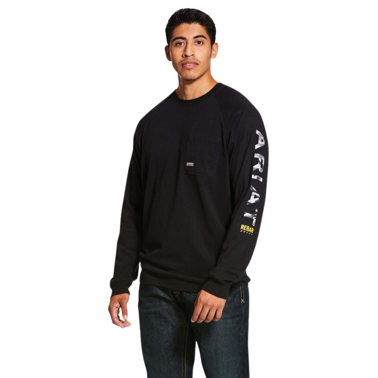Ariat Men's Rebar Cotton Strong Graphic - Black