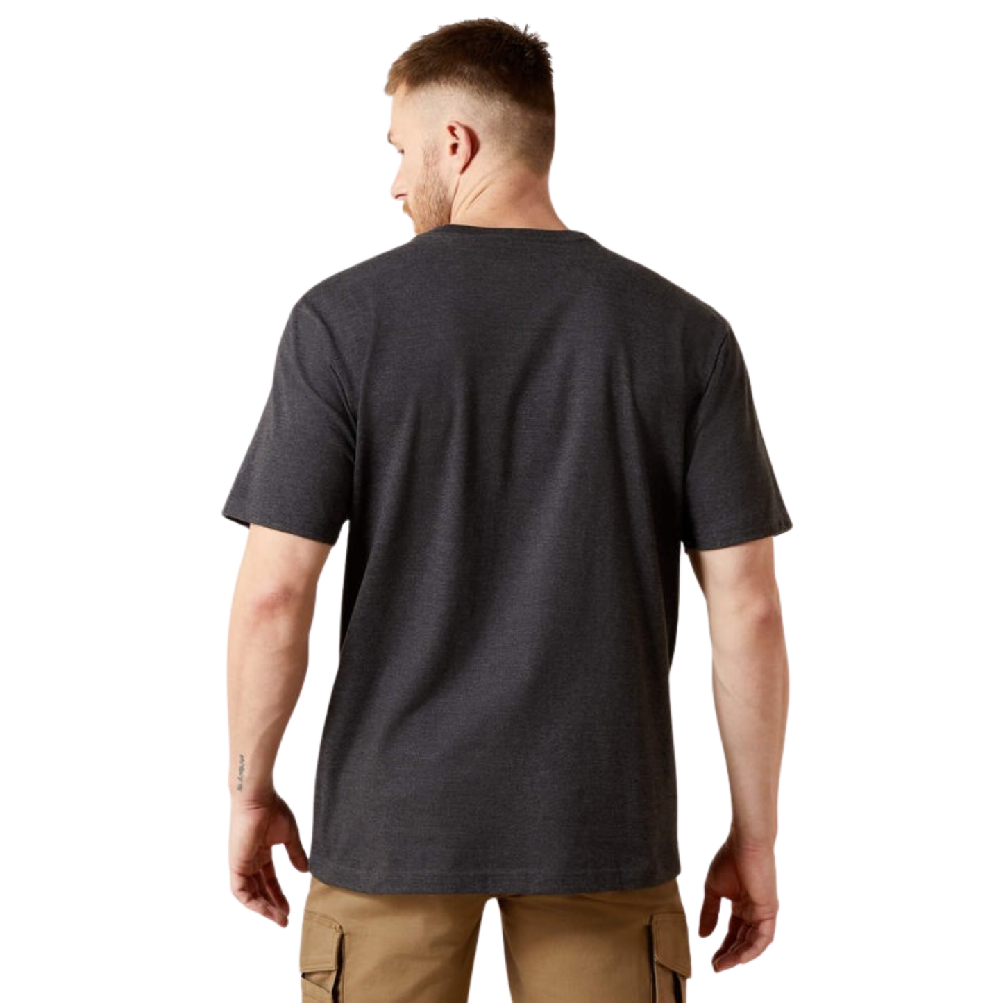 Ariat Men's Rebar Cotton Strong Standard Pocket Short Sleeve Tee Shirt-