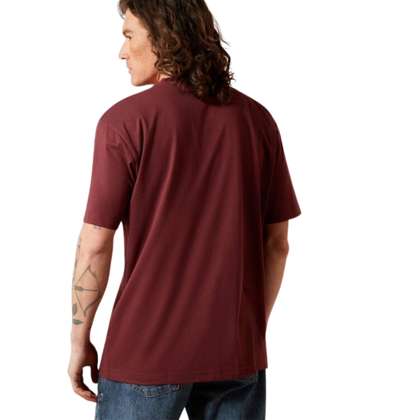Ariat Men's Rebar Cotton Strong Standard Pocket Short Sleeve Tee Shirt-