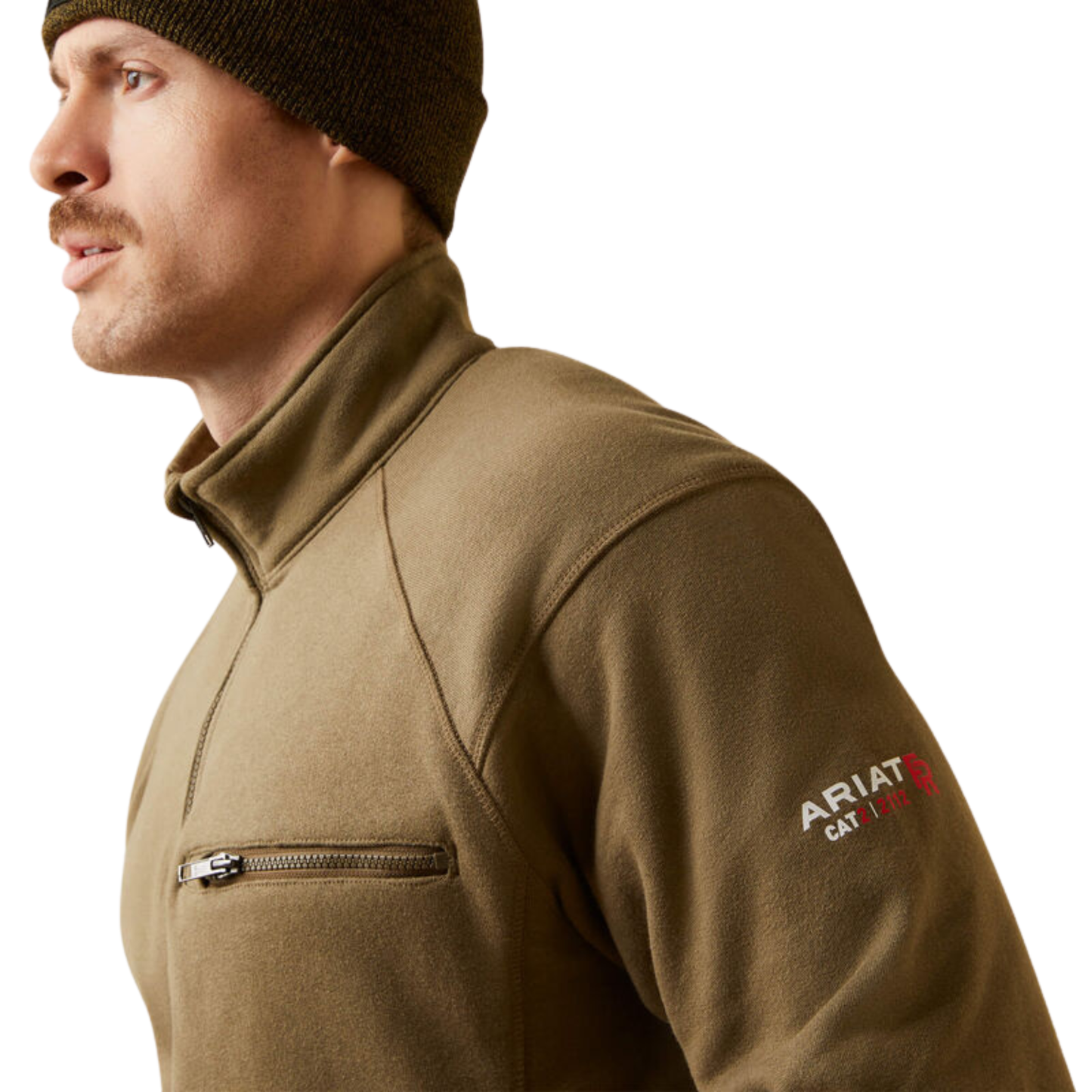 Ariat Men's FR Rev 1/4 Zip Top - Beech