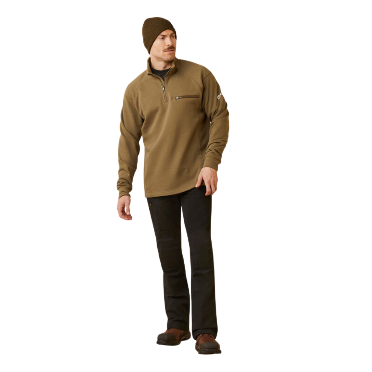 Ariat Men's FR Rev 1/4 Zip Top - Beech