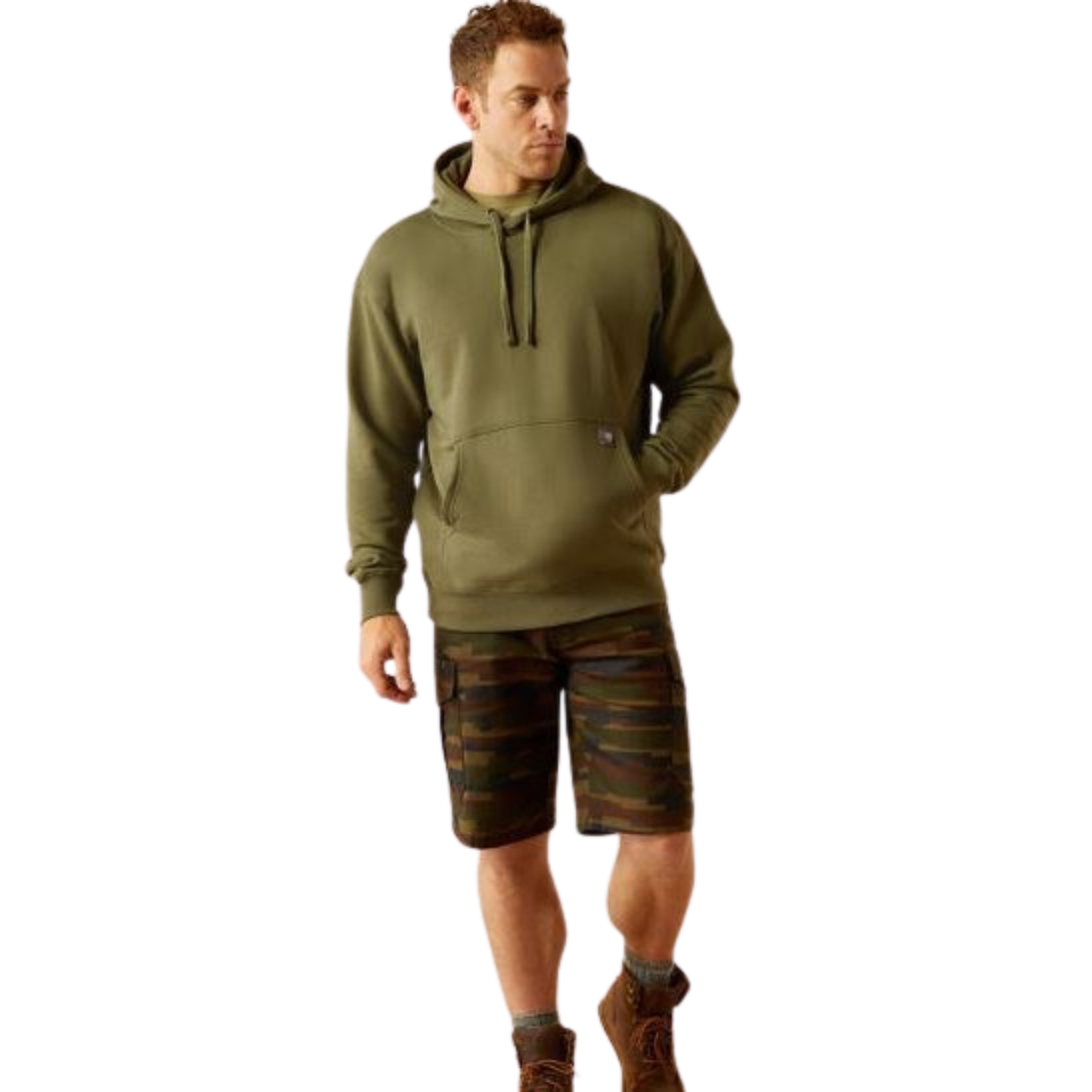 Ariat Men's Long Sleeve Workman Brickyard Hoodie