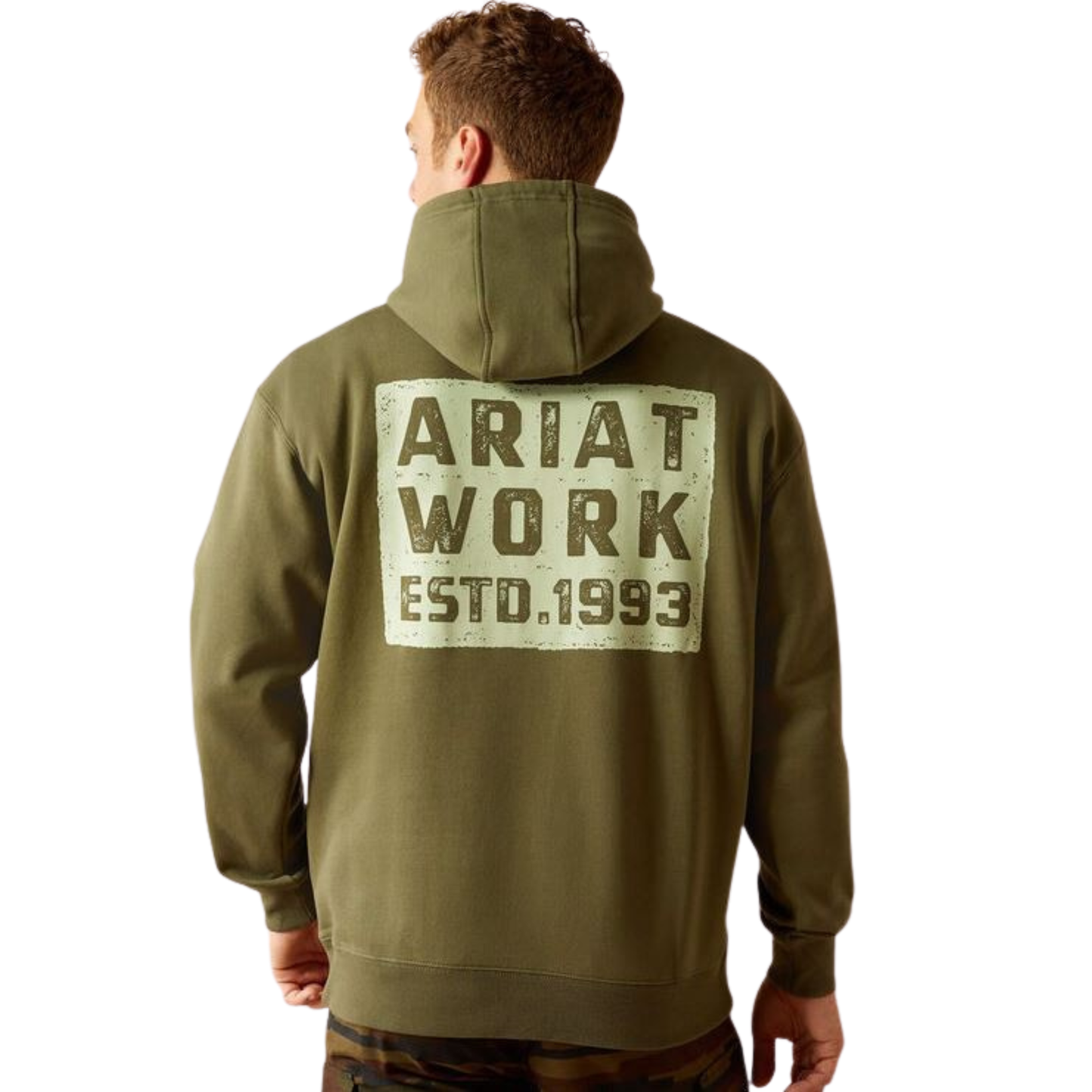 Ariat Men's Long Sleeve Workman Brickyard Hoodie