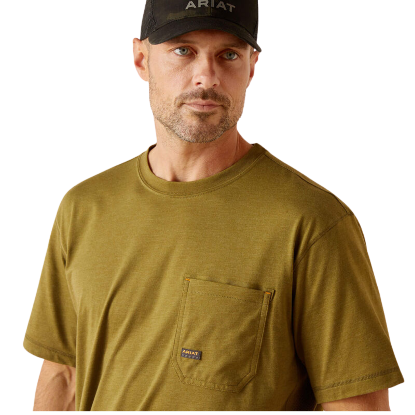 Ariat Men's Rebar Workman Born T-Shirt - Lichen Heather