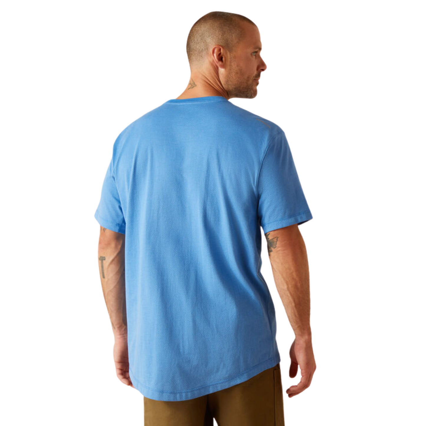 Ariat Men's Rebar Workman 360 Airflow T-Shirt - Campanula Heather