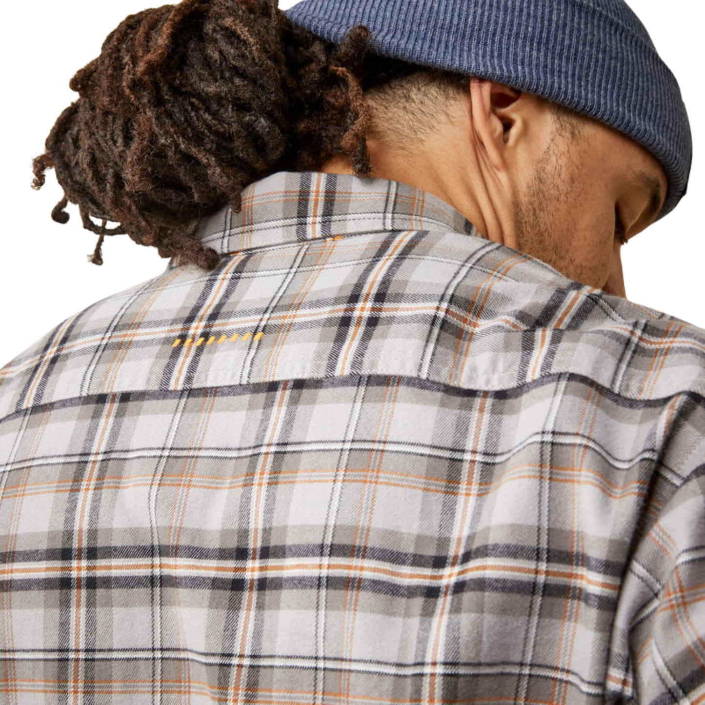 Ariat Men's Rebar Flannel DuraStretch Work Shirt - Alloy Plaid