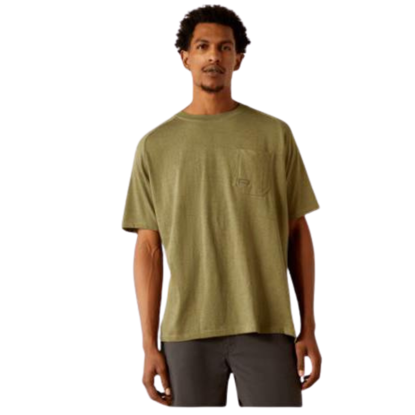 Ariat Men's Rebar Cotton Strong Short Sleeve Badge Tee Shirt - Assorted Colours