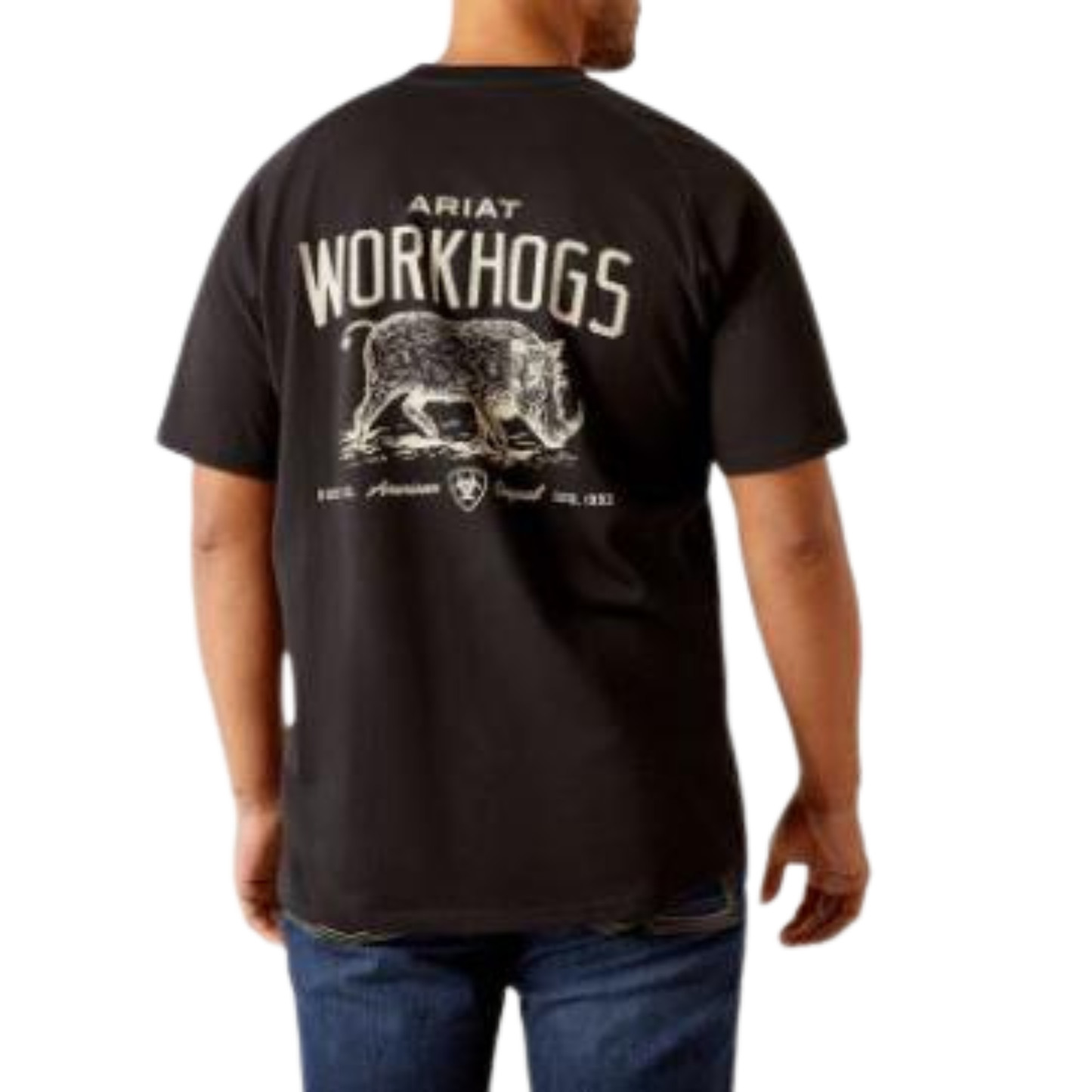Ariat Men's Rebar Cotton Strong Workhogs Short Sleeve Tee Shirt- Multiple Colors