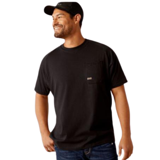 Ariat Men's Rebar Cotton Strong Workhogs Short Sleeve Tee Shirt- Multiple Colors