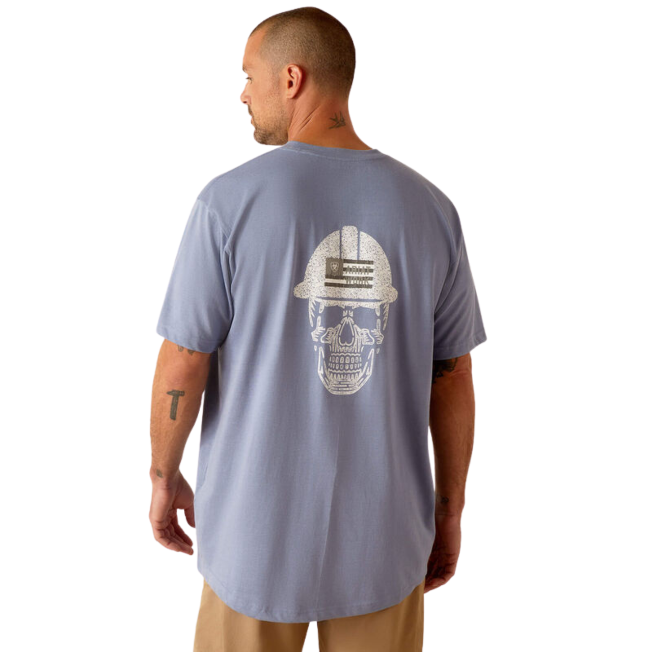 Ariat Men's Rebar Cotton Strong Roughneck T-Shirt - Infinity Heather
