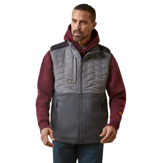 Ariat Men's Rebar Cloud 9 Insulated Vest - Rebar Grey