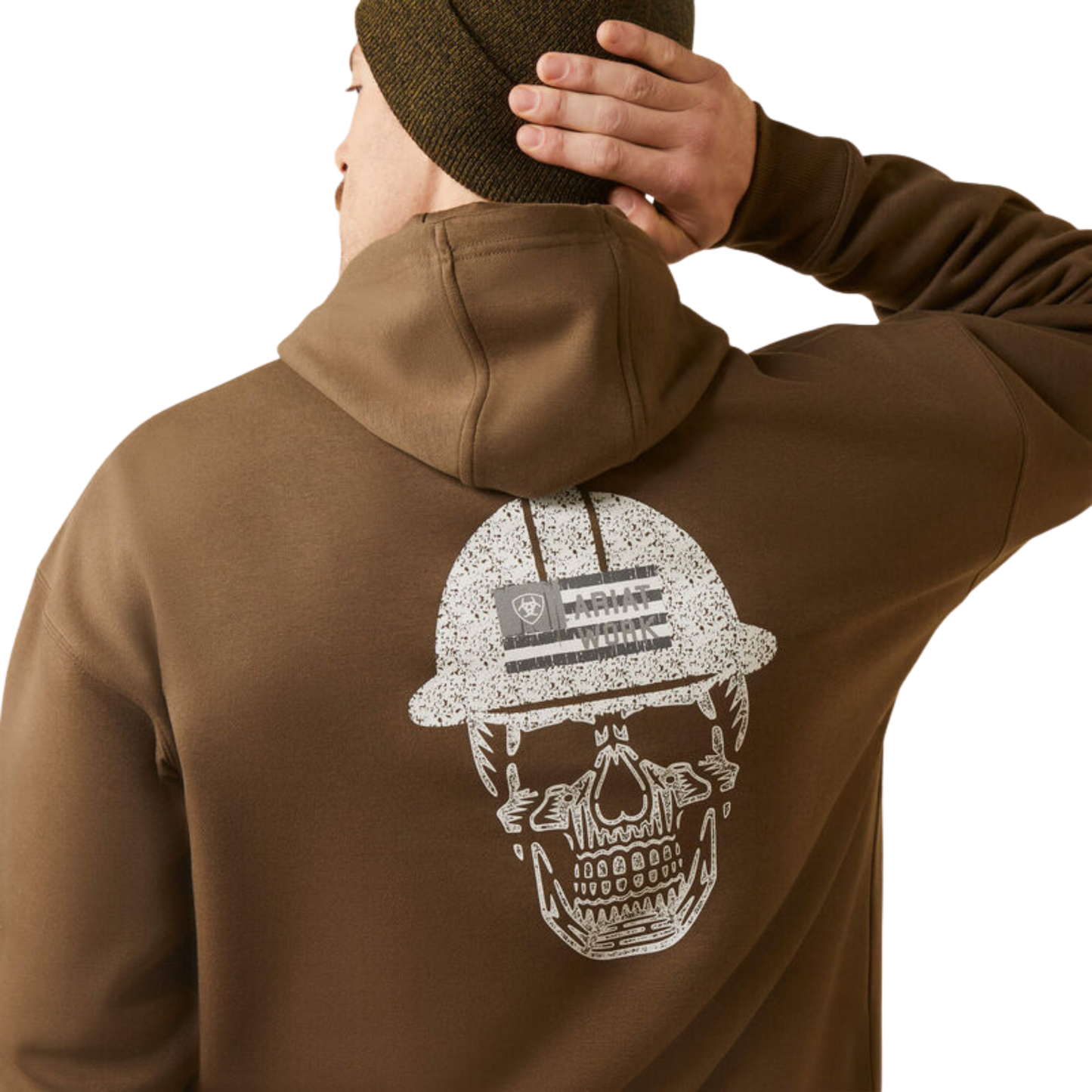 Ariat Men's Rebar Roughneck Pullover Hoodie - Beech