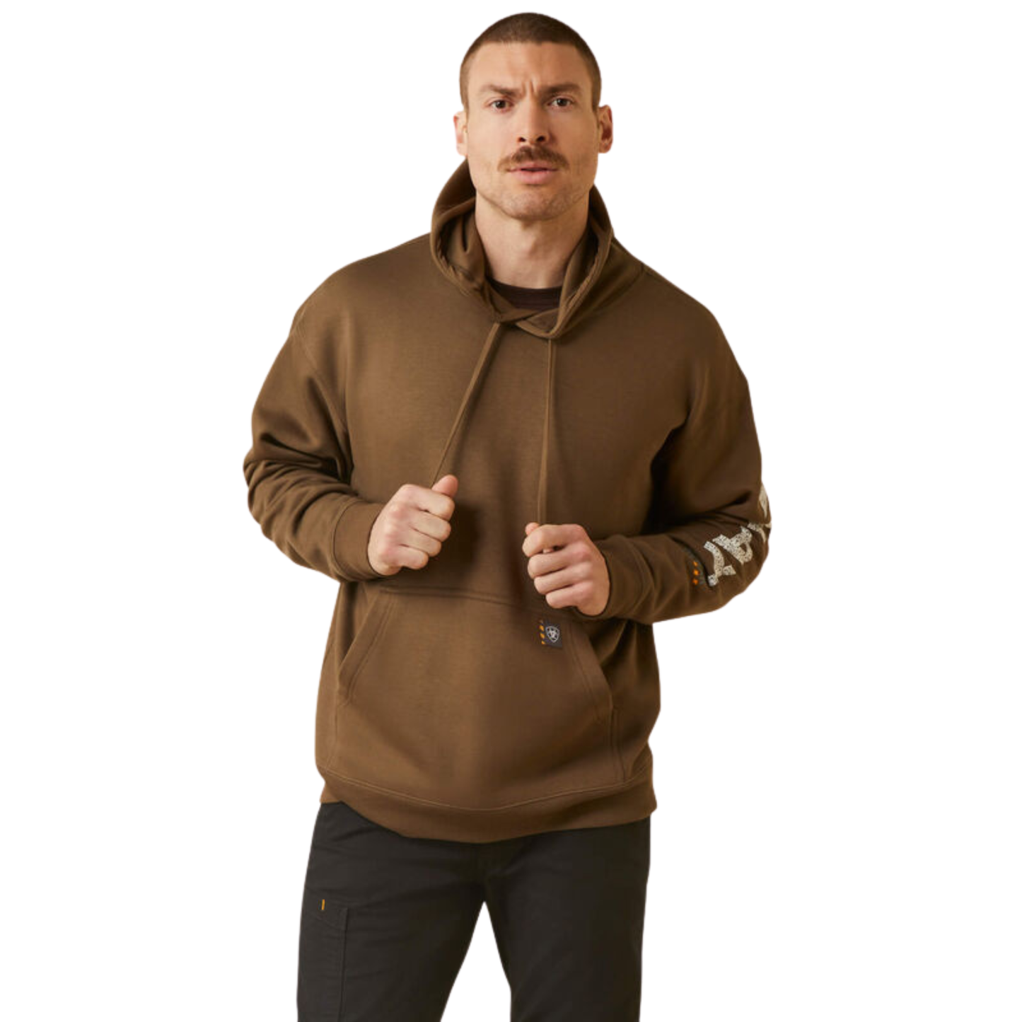 Ariat Men's Rebar Roughneck Pullover Hoodie - Beech