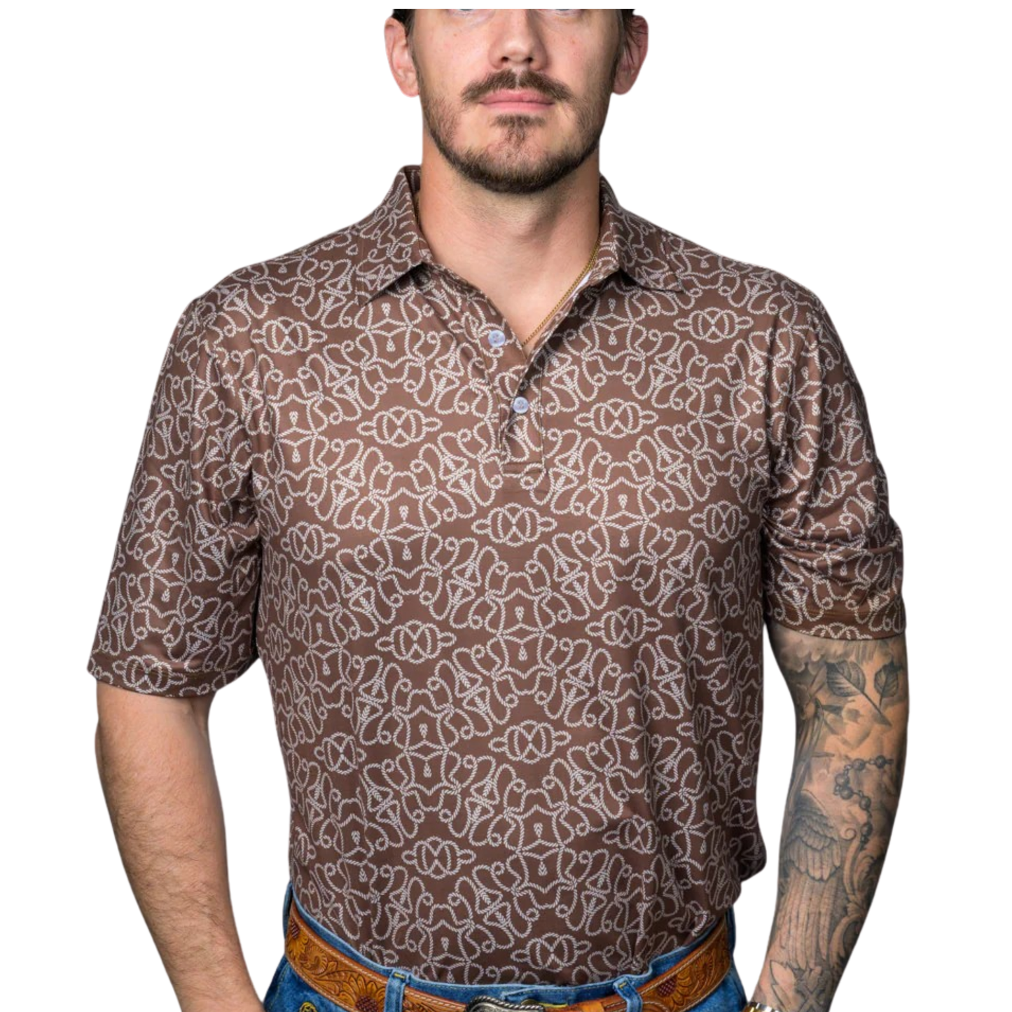 Ferrell Brand Men's The Darrell Short Sleeve Polo